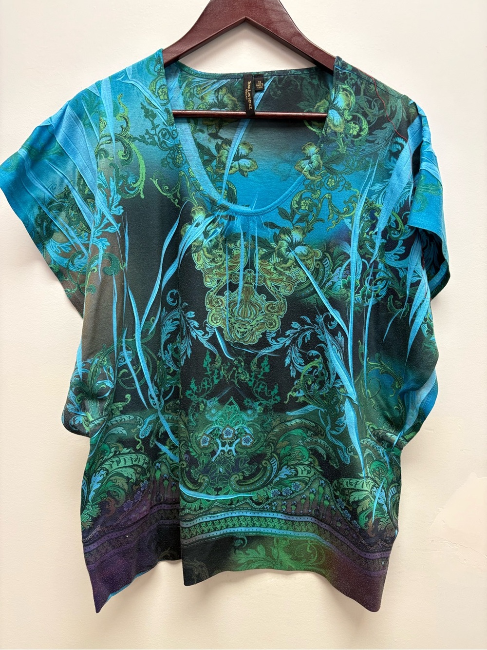 4 for $25 💙 Susan Lawrence Printed Top Size 1X 💙